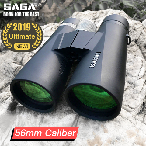 Saga-binoculares de alta potencia 8X 10X 12X56, telescopio de calibre final, lente ED para adultos, Camping, caza, observación de aves, herramienta para exteriores ► Foto 1/6