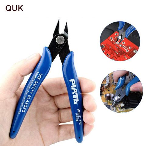 QUK alicates Multi funcional herramientas Cable Eléctrico cortadores de lado Snips Cadena de acero inoxidable tenazas/herramientas de mano ► Foto 1/6