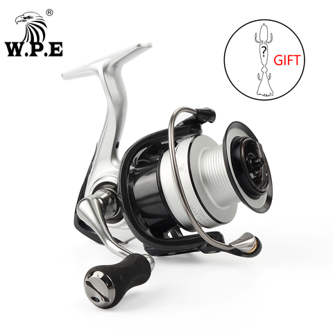 W.P.E TSM carrete de pesca 5,1: 1 2000/2500/3000/3500 6 + 1BBs accesorios de pesca bajo carpas y pescar lucios abordar рыбалка pesca ► Foto 1/6