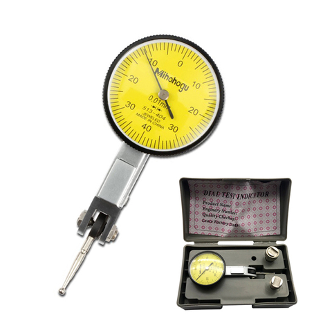 Medidor de nivel de 0-0,8mm, Escala de 0,01mm, raíles de cola de milano métricos de precisión, indicador de Dial de prueba, herramienta de instrumento de medición ► Foto 1/6
