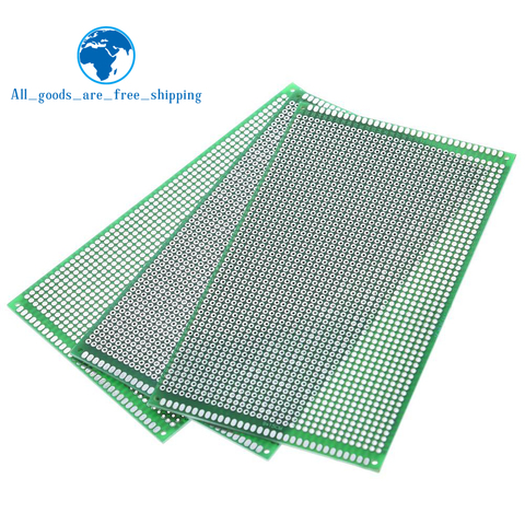 9x15 cm PCB prototipo 2 capa 9*15CM tablero universal doble lado 2,54 MM verde ► Foto 1/6