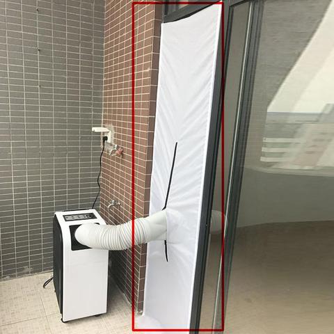 Sello Universal para ventana, sello de puerta de Airlock para aires acondicionados móviles y secadores de aire de escape, 90x210cm ► Foto 1/6