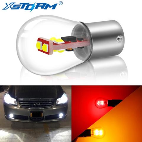 1156 BA15S P21W bombillas Led 1157 BAY15D P21/5W Led BA15D BAU15S PY21W lámpara de señal de giro del coche rojo blanco amarillo Auto luz 12V ► Foto 1/6