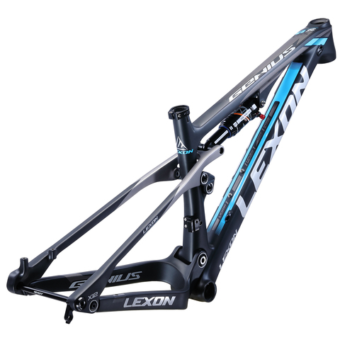 Cuadro de bicicleta de montaña LEXON T1000, suspensión completa, 29er, BB92, Cuadro De Carbono, suspensión de carbono, XC, 3 colores, 2022 ► Foto 1/6