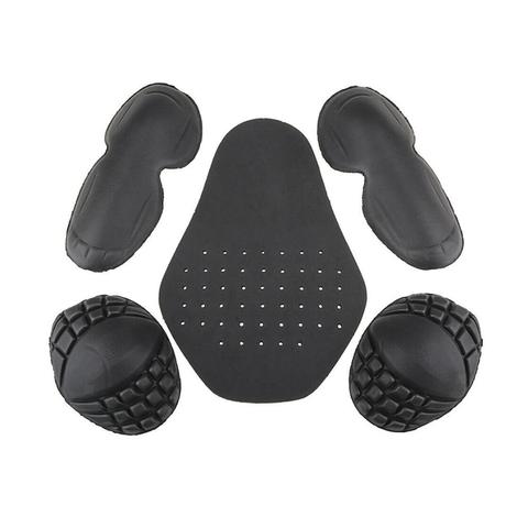 Juego de 5 Uds de almohadillas protectoras de hombro y espalda extraíbles para motocicleta, Protector de carreras para motocicleta, accesorios para motocicleta ► Foto 1/6