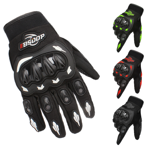 Guantes de motocicleta de dedo completo, protección para deportes al aire libre, para montar en bicicleta ► Foto 1/6