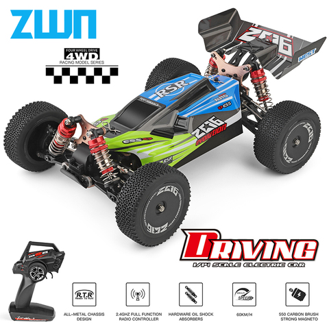 WLtoys 144001 959A 959B 2,4G el coche de RC Racing 70 KM/H 4WD eléctrica de alta velocidad del coche de derrape en carretera de Control remoto juguetes para los niños ► Foto 1/6