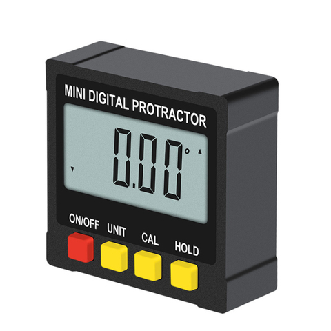 Mini medidor de ángulo goniométrico de 360 °, medidor Digital, inclinómetro, caja de nivel con magnético ► Foto 1/6