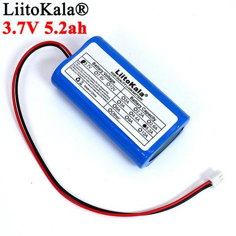 Paquete de batería de litio de 3,7 V y 18650 mAh, luces LED de pesca, Altavoz Bluetooth de 3000 V, baterías de emergencia DIY con PCB, 1S, 5200mAh, 4,2 mAh ► Foto 1/6