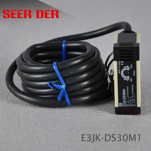 Interruptor fotoeléctrico de E3JK-DS30M1, sensor fotoeléctrico, reflector difuso, interruptor infrarrojo ► Foto 1/6