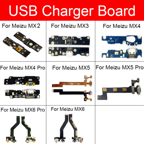 Cargador USB Jack Board para Meizu MX2 MX3 MX4 MX5 MX6 Pro Módulo de puerto de carga conector Usb Puerto Board piezas de repuesto de reparación ► Foto 1/6