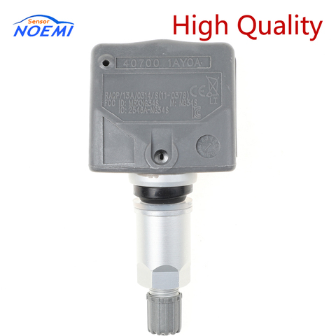 Nuevo TPMS sistema de supervisión de presión de neumáticos para Nissan ForInfiniti 407001AY0A 407002138R 40700-1AY0A 433Mhz ► Foto 1/6