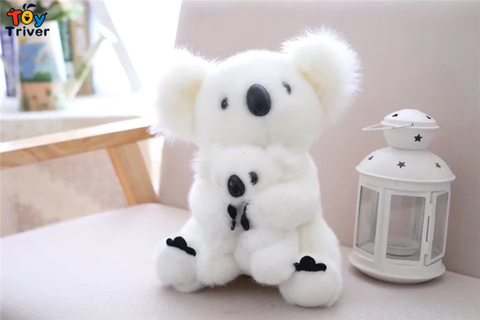 1pc Kawaii Koala australiano Koalas oso de peluche Triver animales de peluche muñeca mamá bebés, niños, infantes niñas juguetes regalo de cumpleaños decoración ► Foto 1/4