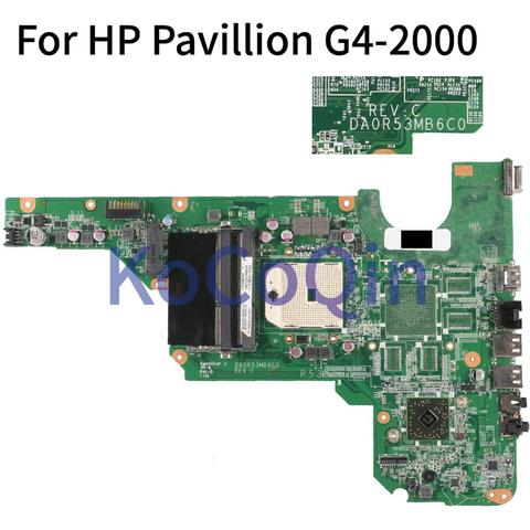 KoCoQin DA0R53MB6E1 DA0R53MB6C0 DA0R53MB6E0 placa base para portátil HP pabellón G4-2000 G6-2000 G7-2000 placa base AMD ► Foto 1/5