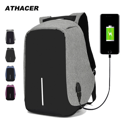 Mochila antirrobo para hombre, Mochila para ordenador portátil de 15,6 pulgadas, Mochila impermeable para hombre, Mochila escolar de gran capacidad ► Foto 1/6