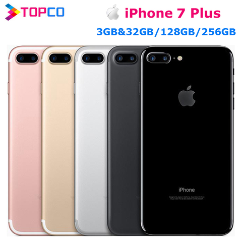 Apple-teléfono inteligente iPhone 7 Plus, teléfono móvil Original libre 4G LTE, Dual Core, pantalla de 5,5 pulgadas, A10, cámara de 12,0mp, RAM de 3GB ROM, 128GB ROM, soporta NFC ► Foto 1/5