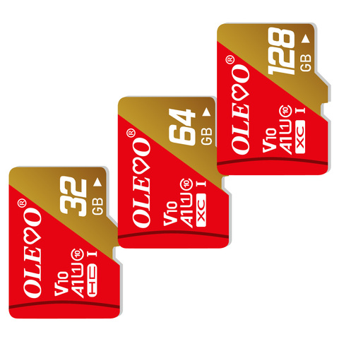 Tarjeta Micro SD 32GB 16GB 8GB 4GB SDHC/SDXC de 64GB 128GB Class10 completa tarjetas de memoria para el teléfono inteligente de la tableta ► Foto 1/6