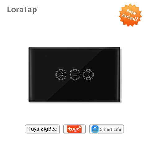 Interruptor de persiana inteligente Tuya Life ZigBee 3,0, para persiana enrollable, motor eléctrico, Google Home, Alexa, Control por voz, temporizador de aplicación, bricolaje ► Foto 1/6