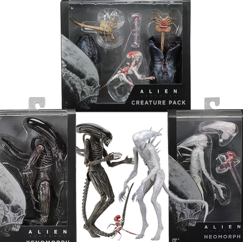 Figura de Alien xenomorfo figura alienígena Neomorph criatura paquete de acción figuras muñeca de juguete de regalo ► Foto 1/6