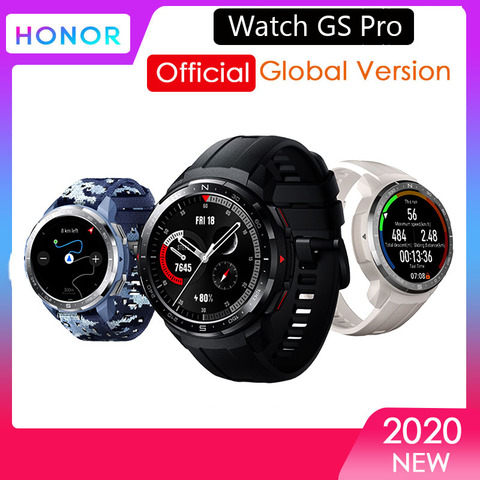 Honor-reloj inteligente GS Pro para hombre, dispositivo deportivo con control del ritmo cardíaco, llamadas, Bluetooth y resistente al agua hasta 5atm, versión Global, nuevo ► Foto 1/3