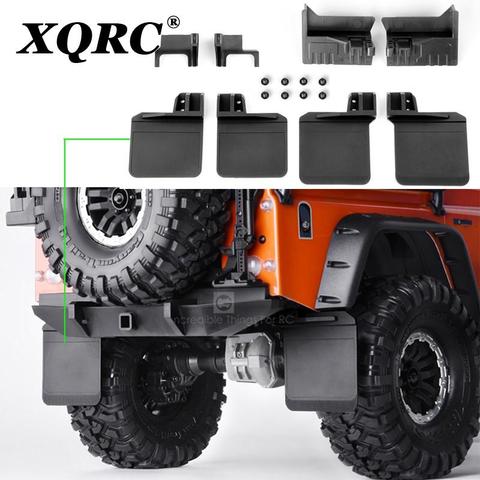 XQRC-guardabarros delantero y trasero de goma para vehículo de orugas 1 / 10 RC traxxas trx-4 trx4, accesorios para coche ► Foto 1/6