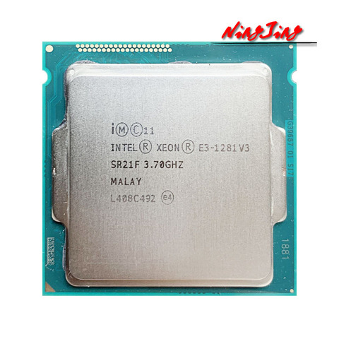 Intel Xeon E3-1281v3 E3 1281v3 E3 1281 v3 3,7 GHz Quad-Core ocho-Hilo de procesador de CPU L2 = 1M L3 = 8M 82W LGA 1150 ► Foto 1/1