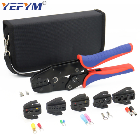YEFYM-Alicates de prensado de YE-04BX, herramientas de abrazadera, tapa/Kit de terminales de Cable coaxial de 230mm, Mini acero al carbono, eléctrico multifuncional ► Foto 1/6