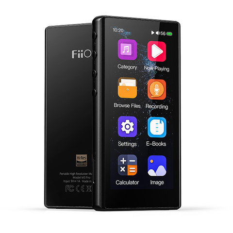 FiiO-reproductor MP3 M3Pro, pantalla táctil completa de 3,5 pulgadas, sonido HiFi sin pérdidas, reproductor de música con grabadora de voz, E-Book, soporte ► Foto 1/6