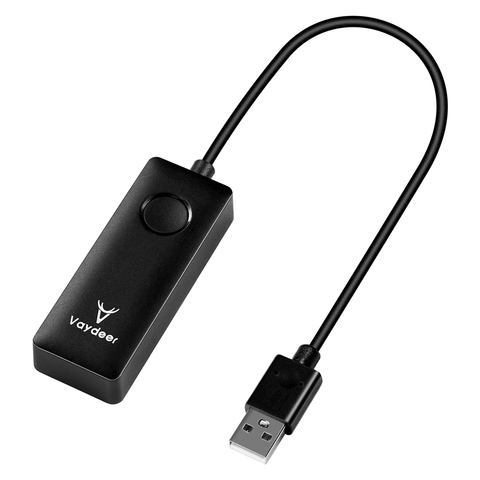 Vaydeer-ratón con puerto USB para ordenador, dispositivo sin unidad con interruptor, simulan movimiento del ratón para evitar que el ordenador entre en el sueño ► Foto 1/6