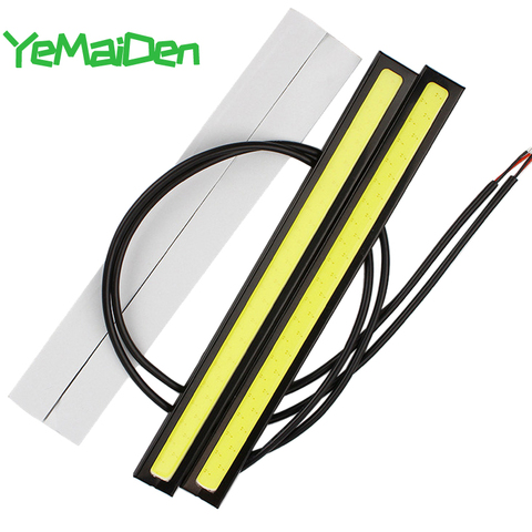 Bombilla LED COB de 17CM, 12V, 6000K, DRL, tira de estilo de coche, luz de trabajo COB impermeable, luz de conducción diurna superblanca ► Foto 1/6