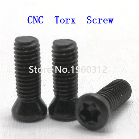 50 Uds M1.6 M1.8 m2 m2.2 M2.5 M3 M3.5 M4 M5 M6 * L grado 12,9 insertar tornillo Torx sustituye insertos de carburo CNC accesorios de herramienta de torno ► Foto 1/2
