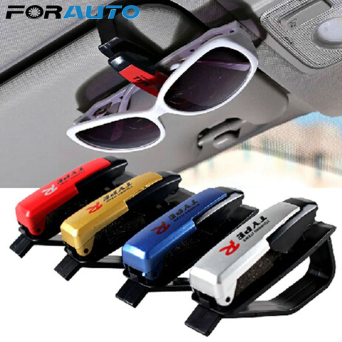 Fundas universales para gafas de coche Abrazadera para tarjeta o tique lentes portátiles Clip estilo coche parasol para coche gafas de sol soporte sujetador Cip ► Foto 1/6