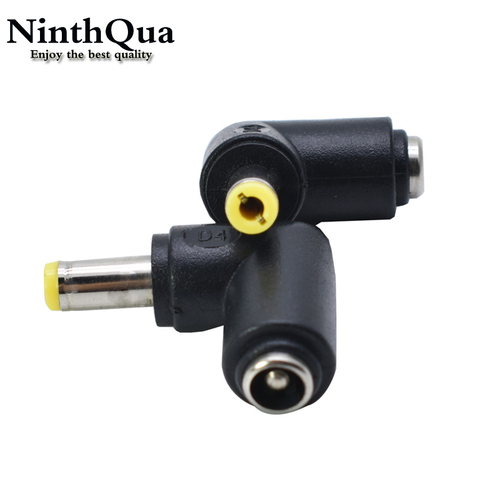 Enchufe convertidor de corriente continua, 2/5 5/5 x, 5x2,5mm, hembra, giro a 90 grados, 5,5x2,5/5,5x2,5, conector adaptador macho, 1/Uds. ► Foto 1/6