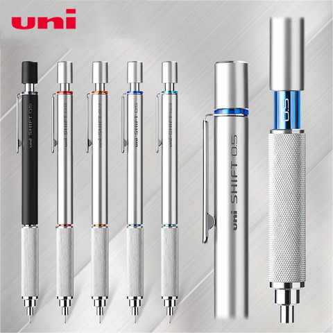 1 piezas Mitsubishi Uni lápiz mecánico de Metal pluma M3/M4/M5/M7/M9-1010/0,3/ 0,4/0,5/0,7/0,9 MM de escritura suministros escolares y de oficina ► Foto 1/6