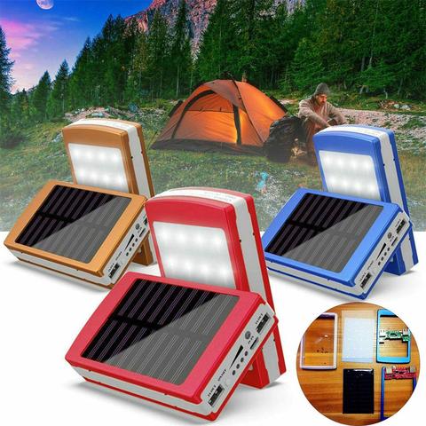 Caja de carga de batería de 5 celdas, cargador de energía Solar con luz LED USB Dual, Kit de carcasa artesanal, 18650 ► Foto 1/6