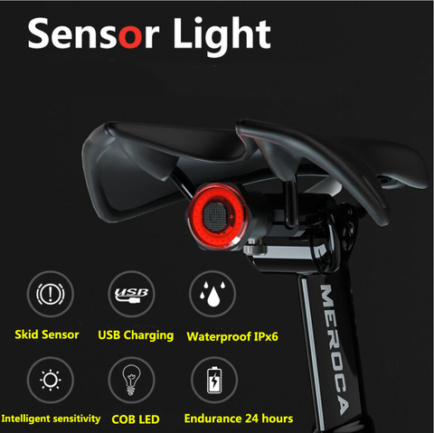 Luz LED de ciclismo para bicicleta de montaña, luces traseras IPX6 con carga USB, gran oferta, 2022 ► Foto 1/4