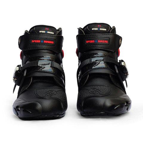 Botas de motociclista a prueba de agua, botas de carreras de Motocross, botas protectoras antideslizantes para motociclismo, botas fuera de carretera, zapatos ► Foto 1/6