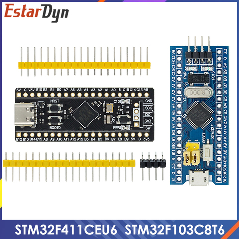 STM32F411 STM32F411ceu6 Placa de desarrollo V3.0 STM32F401ceU6 STM32F411CEU6 STM32F4 de aprendizaje ST-LINK V2 STM32F103C8T6 RAM ► Foto 1/6