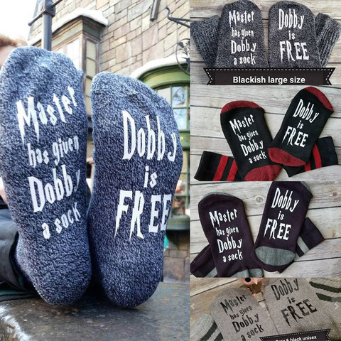 Calcetines con letras estampadas para mujer, calcetín divertido para fiesta, Club, invierno, cálido, regalo para amantes ► Foto 1/6