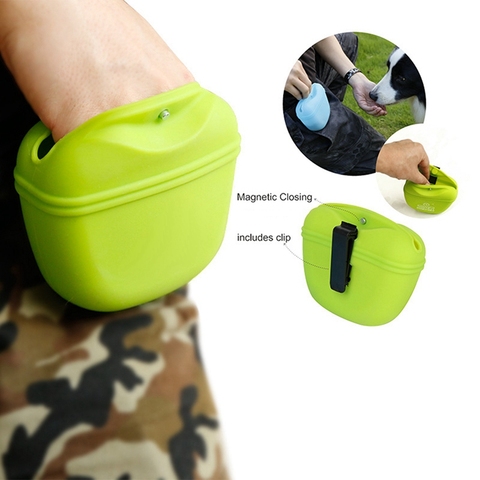 Riñonera portátil para entrenamiento de perros, bolsa de almacenamiento para alimentos al aire libre, para tratar comida, cebo, agilidad, recompensa ► Foto 1/5