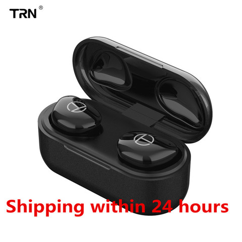 TRN T200 Bluetooth 5,0 Bluetooth inalámbrico verdadero auriculares ipx5 Mini HIFI auriculares deportes en la oreja auricular O5 X1E X1 O2 E12 MTW100 I8 ► Foto 1/6