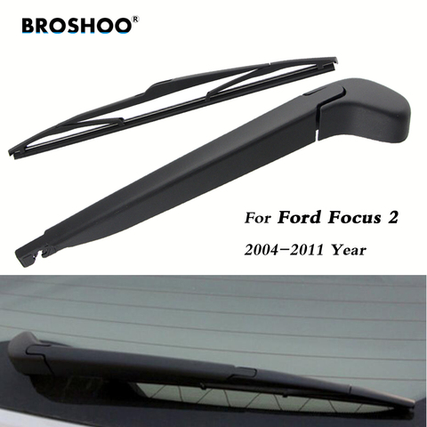 BROSHOO-limpiaparabrisas trasero de goma para coche Ford Focus 2 Hatchback, 14 pulgadas, 2004-2011, accesorios para automóvil ► Foto 1/6