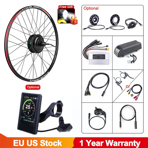 Bafang 48V 500W bicicleta eléctrica de Hub Motor trasero rueda eBike Kit de conversión para DC Cassette del volante del Motor e-Kit de bicicleta ► Foto 1/6