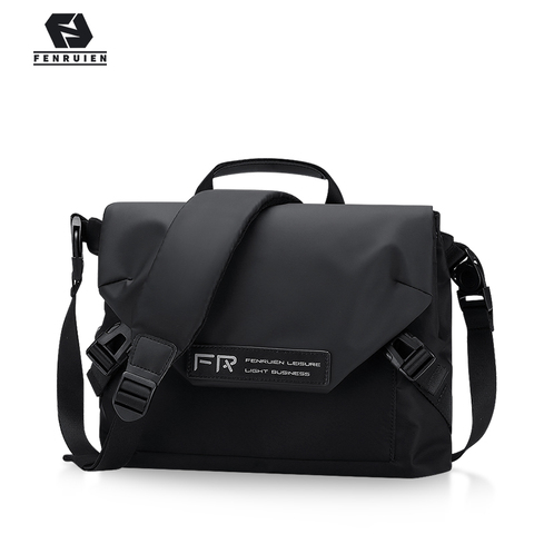 Fenruien-Bolso cruzado para hombre, bolsa de hombro resistente al agua, informal, de negocios, bolsa de mensajero de viaje, novedad de 2022 ► Foto 1/6