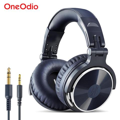 Auriculares Oneodio con cable para DJ, auriculares estéreo con graves para juegos con micrófono para teléfono, auriculares con Monitor de estudio para grabar música ► Foto 1/6