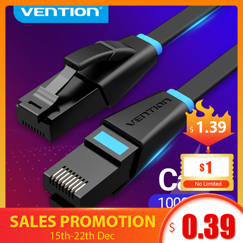 Vención de La Ethernet Cable Cat6 Lan Cable UTP RJ45 Cable de conexión de red 10m 15m para PS PC Internet Router de módem Cat 6 Cable Ethernet ► Foto 1/6