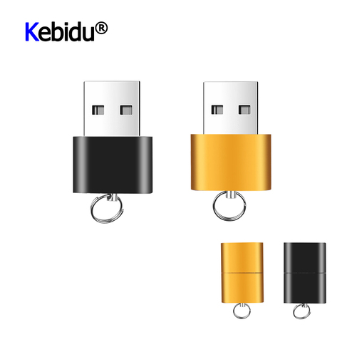 Minilector de tarjetas de memoria, adaptador USB 2,0 de alta velocidad, interfaz para Micro SD, TF, T-Flash, para PC ► Foto 1/6