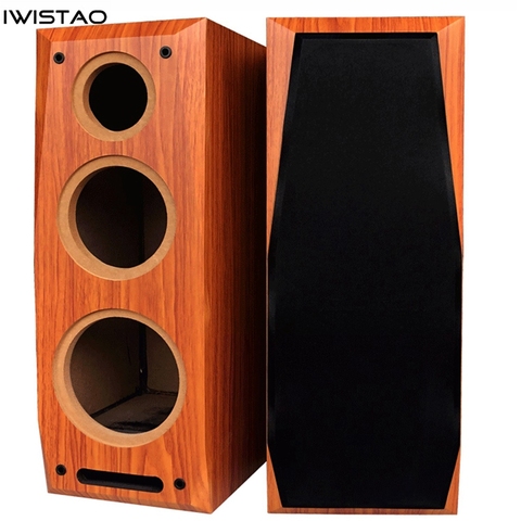 IWISTAO-armario vacío de altavoz de 3 vías, carcasa de altavoz pasiva de madera de 15mm, tablero de alta densidad, estructura de laberinto, Audio HIFI DIY ► Foto 1/6