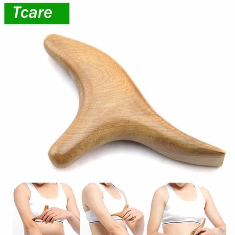 Tcare-masajeador de masaje de madera Trigeminal para cuello y cuerpo, masaje de madera, relajación corporal, madera aromática, terapia de SPA, circulación sanguínea, 1 unidad ► Foto 1/6