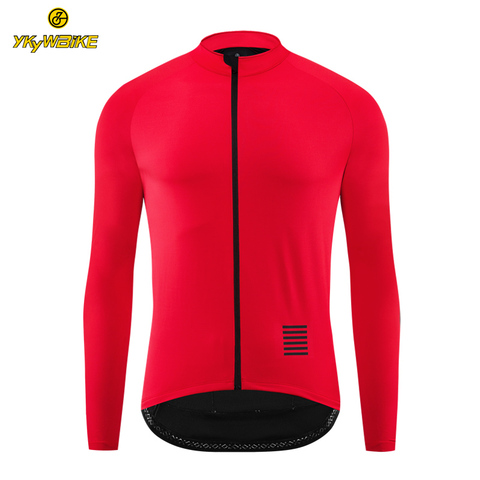 YKYWBIKE-Chaqueta de Ciclismo impermeable para hombre, abrigo de viento para bicicleta de montaña o carretera, Color Rojo ► Foto 1/6